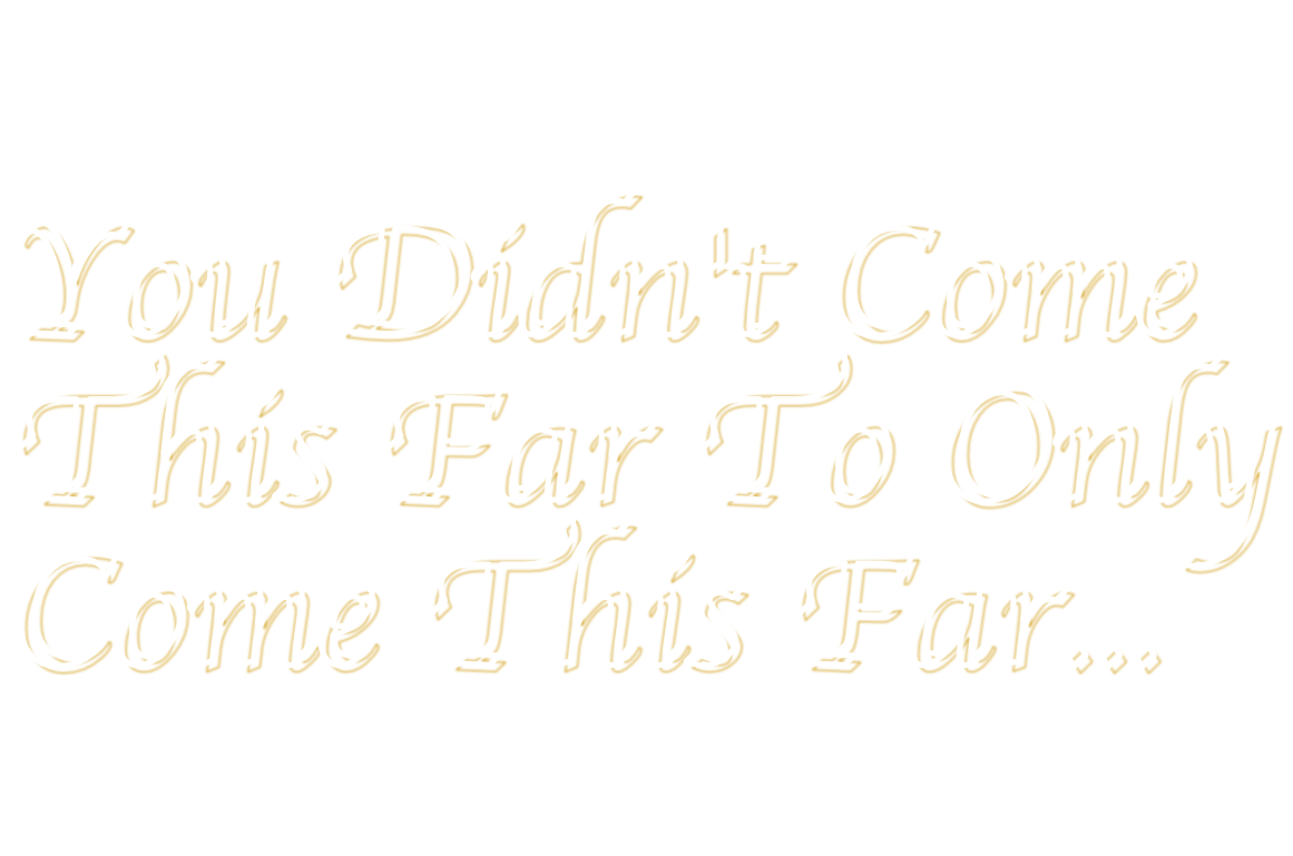 EB Coach - You Didn't Come This Far To Only Come This Far